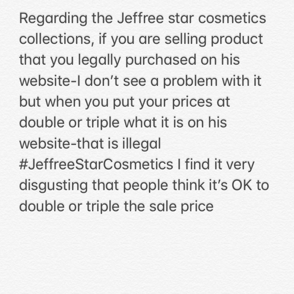 Jeffree star cosmetics